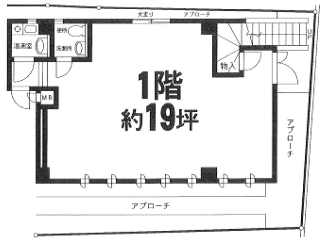 フラワービル1F 間取り図