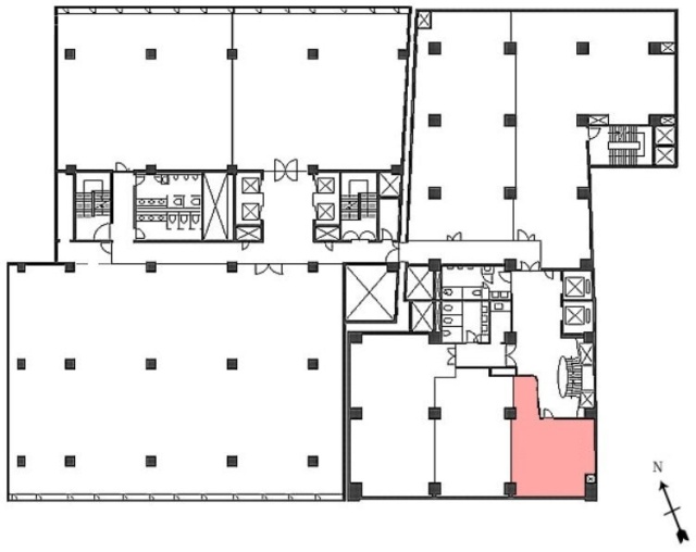 新虎ノ門実業会館(新館)4F 間取り図