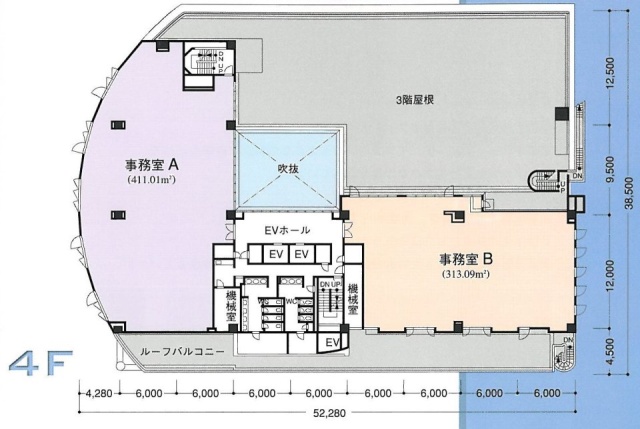 イースト六本木ビルB 間取り図