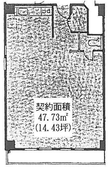 岡三桜丘ビル北館301 間取り図