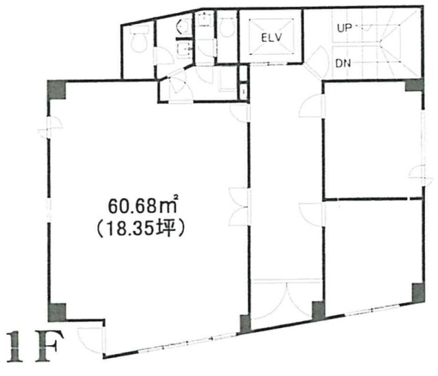 広瀬ビル1F 間取り図