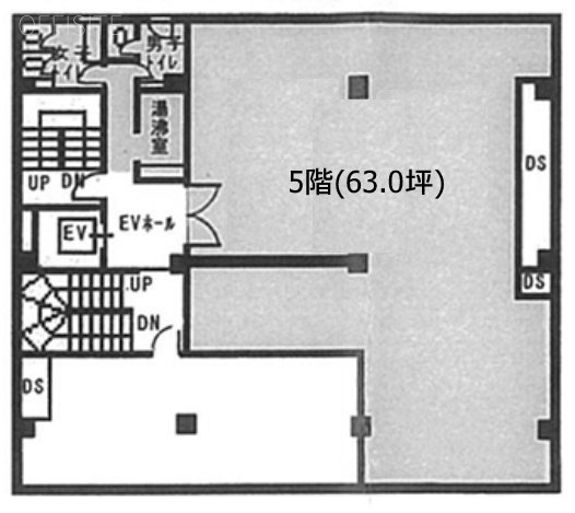 アミノ酸会館ビル5F 間取り図