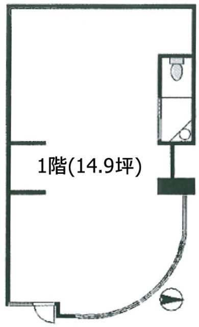 カーサトリーゴ1F 間取り図