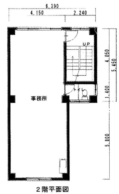 信行社ビル2F 間取り図