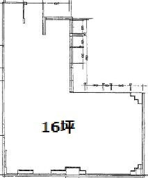 銀座丸喜ビル404 間取り図