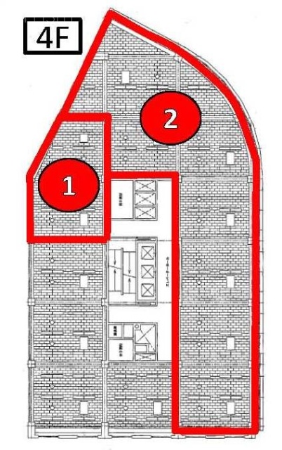 The Kanda 282① 間取り図