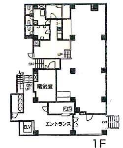 カーメルⅡ1F 間取り図