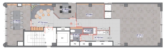 ユースクエア新橋4F 間取り図