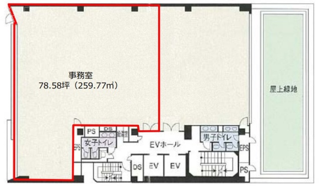 ラウンドクロス新宿9F 間取り図