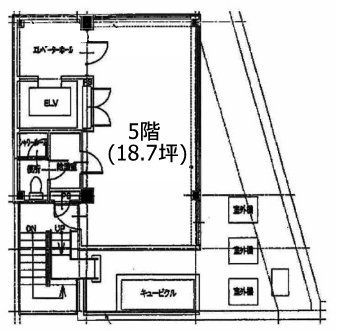 代々木スクエア5F 間取り図