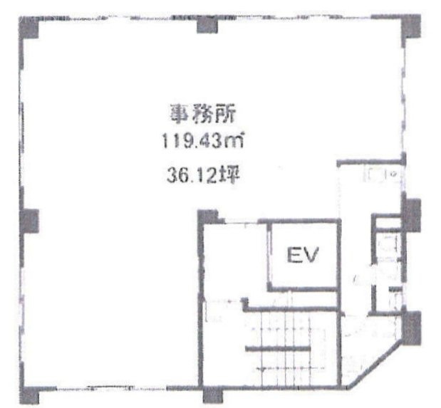 青和ビル5F 間取り図
