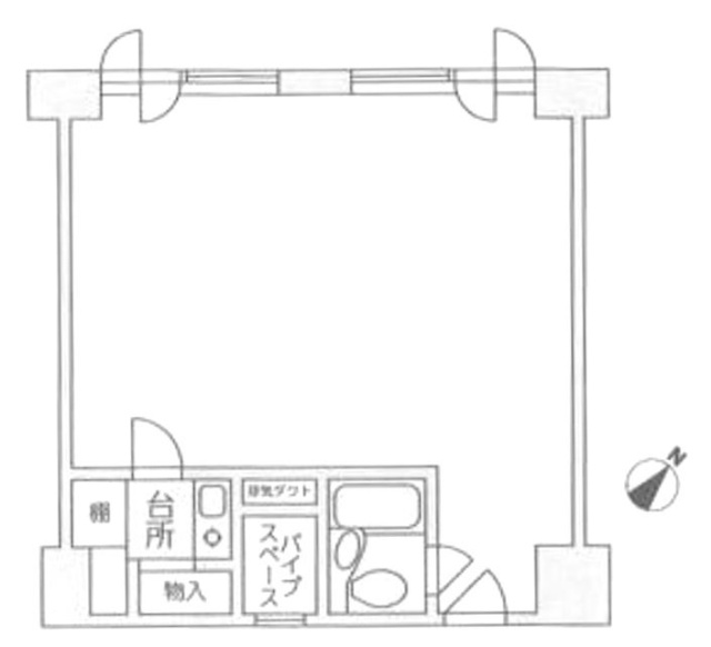 番町ハイム437 間取り図