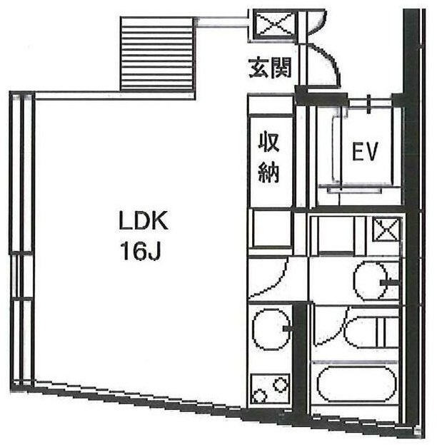 高輪-U201 間取り図