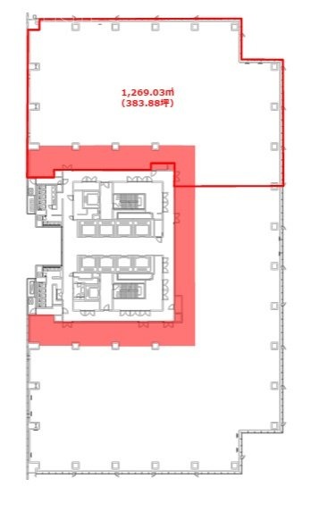 OCEAN GATE MINATO MIRAI5F 間取り図