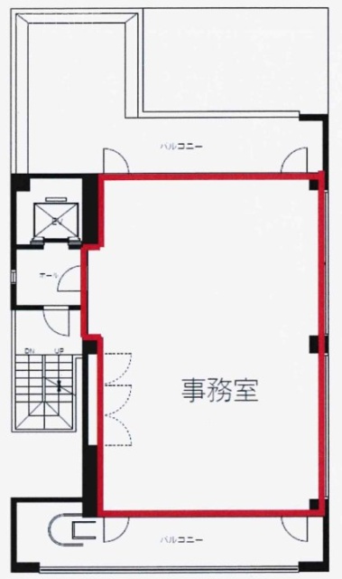 ホッコク人形町ビル6F 間取り図