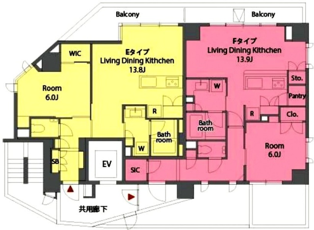 レジデンシャル広尾601 間取り図
