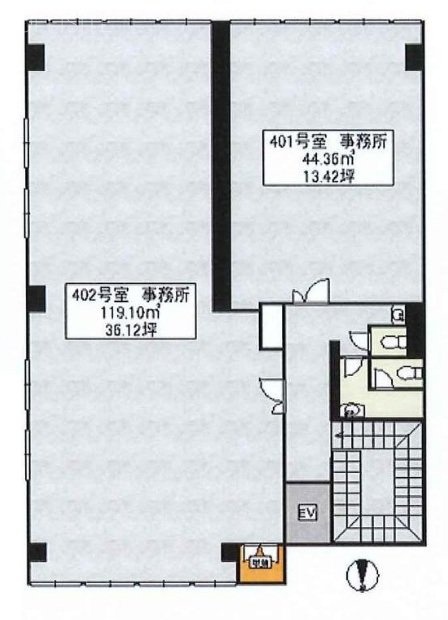 第3野村ビル401 間取り図