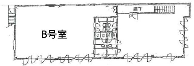 オフィス・松波ビルB 間取り図
