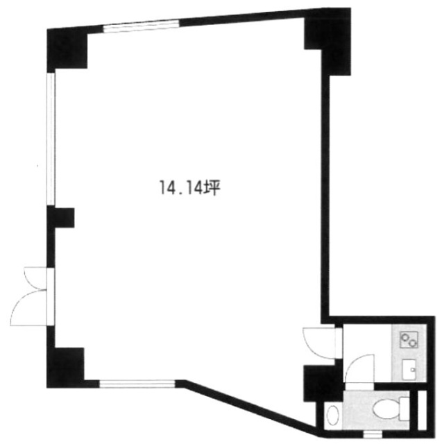 ソルレヴァンテ駒場東大前1F 間取り図