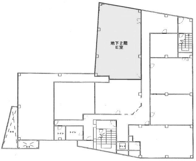 ワールド宇田川ビルE 間取り図