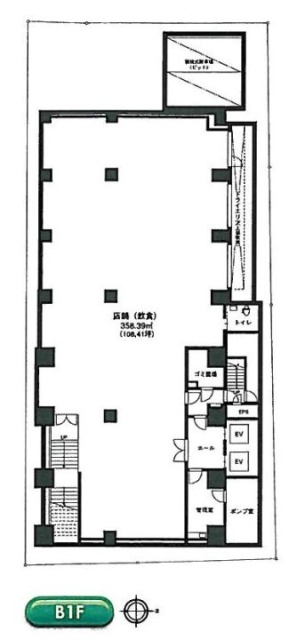 小石川トーセイビルB1F 間取り図