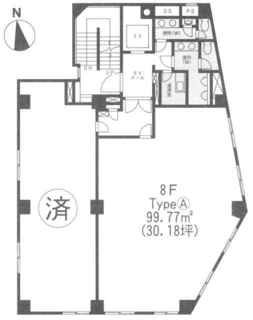 ピーアイ千葉富士見ビルA 間取り図