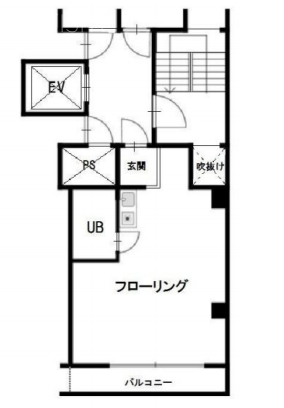 タウンハイツ銀座701 間取り図