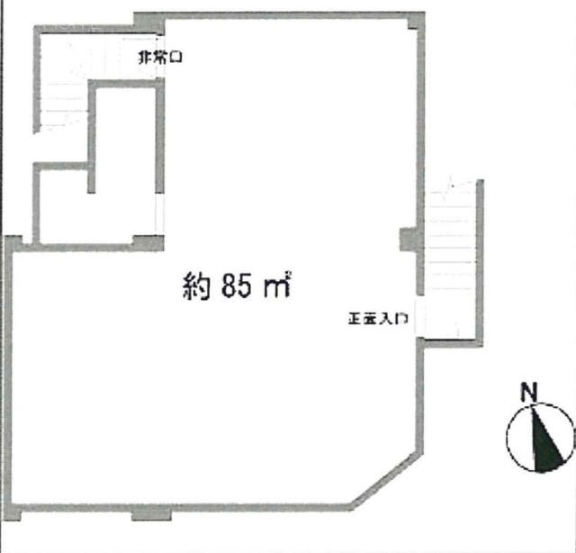 ニュースカイ桜ヶ丘ビルB1F 間取り図