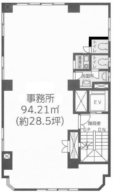 神三(じんさん)ビル5F 間取り図