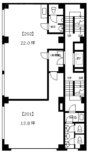 長沼ビル202 間取り図