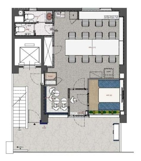 NOVEL WORK Shibuya(旧 荻津ビル)1F 間取り図