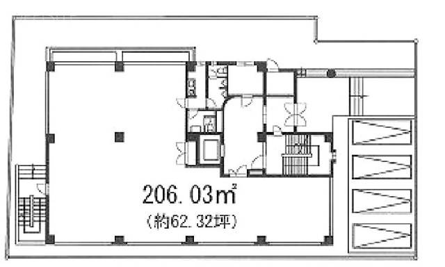 S・S WACOESビル1F 間取り図