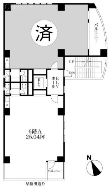 ユニオン駅前ビルA 間取り図