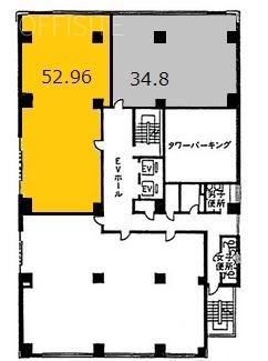 クレシェンドビル5F 間取り図