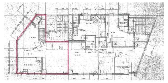 YS目黒駅前ビル4F 間取り図