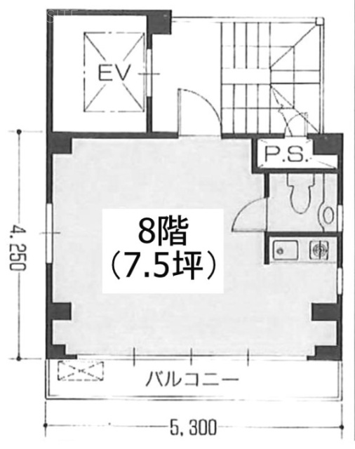 バルコ日本橋ビル8F 間取り図