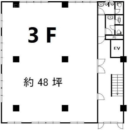 中沢ビル3F 間取り図
