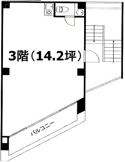 五番館ビル3F 間取り図