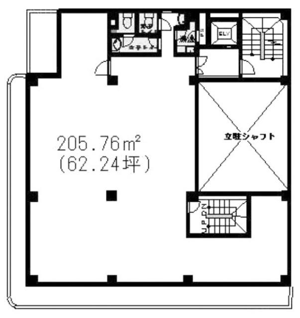 第6宝光ビル5F 間取り図