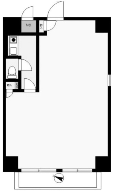 代々木シティホームズ301 間取り図