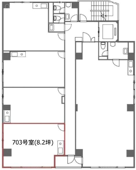 長谷川ビル703 間取り図