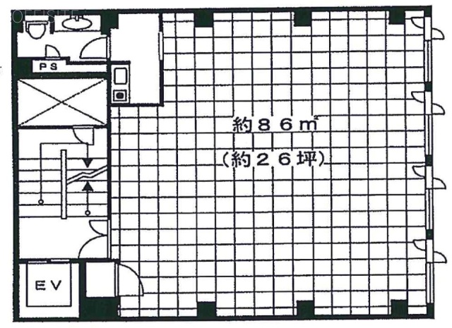 UTSビル西原2F 間取り図