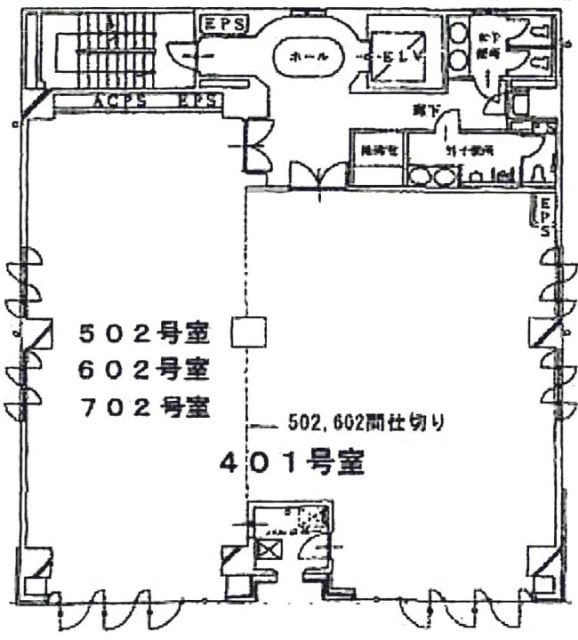 新横浜UUビル502 間取り図