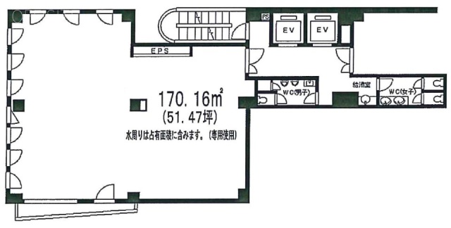 東京インテックスビル5F 間取り図