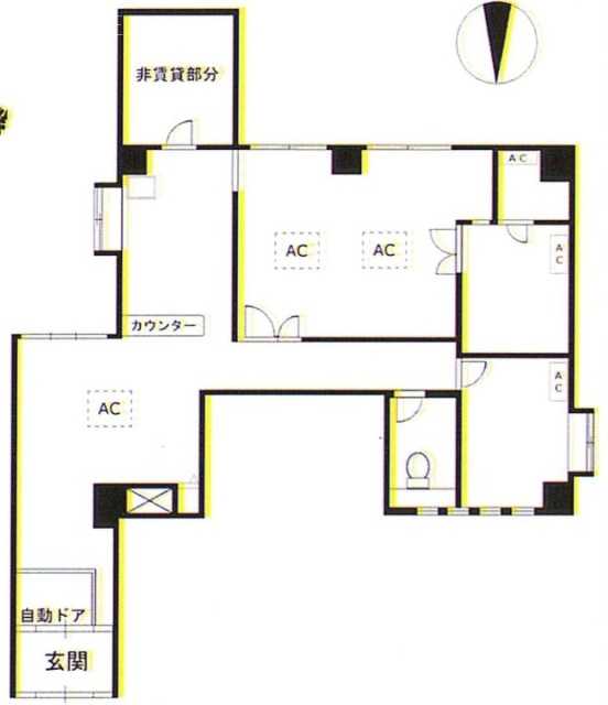 マイネカステルビル1F 間取り図