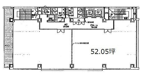 コーストライン品川ビル3F 間取り図