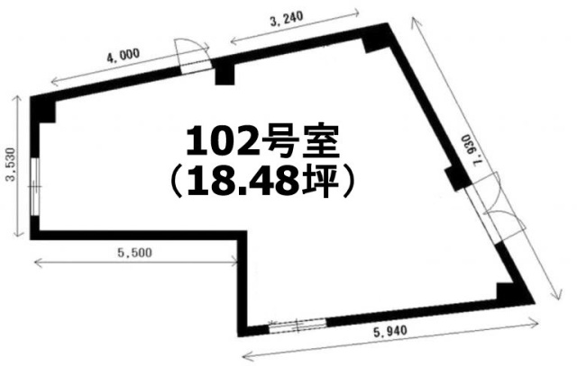 プラタナスタカサゴ102 間取り図