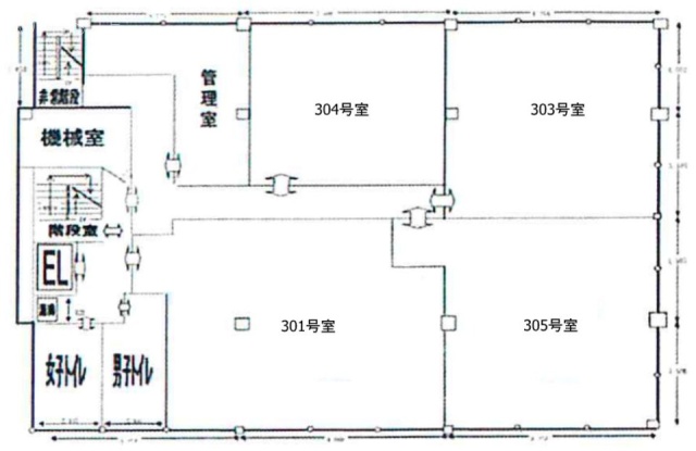 ダイヤビル303 間取り図