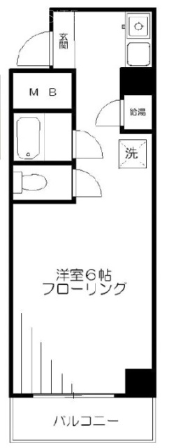 ロジマン芝公園505 間取り図