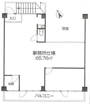 迦葉武蔵野第3マンションビル1F 間取り図